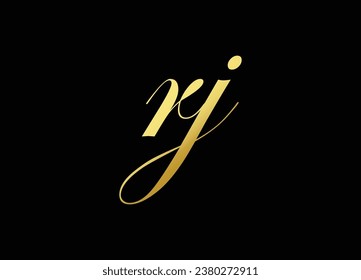 RJ letter logo design and monogram logo