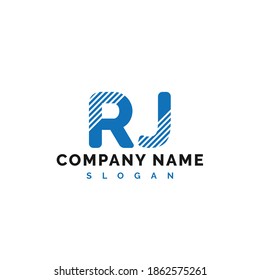 RJ Letter Logo Design. RJ letter logo Vector Illustration - Vector