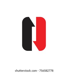 rj letter logo design vector