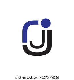 rj letter vector logo