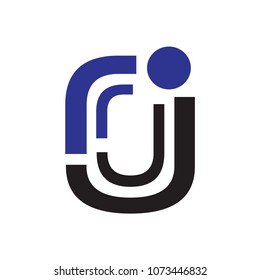 rj letter vector logo