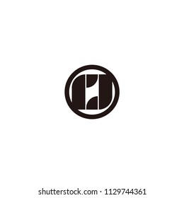 rj letter vector logo