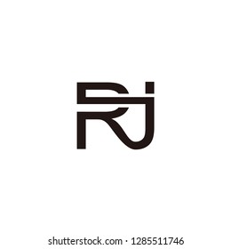 Rj Letter Vector Logo