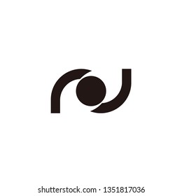 rj letter vector logo