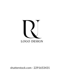 RJ logo design templates,vector illustration