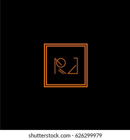 rj logo letter initial, Abstract Polygonal Background Logo, design for Corporate Business Identity,flat icon, Alphabet letter