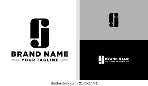 RJ LOGO MONOGRAM ELEGANT LUXURY SIMPLE EDITABLE