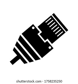 rj45  icon or logo isolated sign symbol vector illustration - high quality black style vector icons
