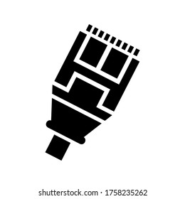 rj45  icon or logo isolated sign symbol vector illustration - high quality black style vector icons
