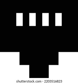 rj45 Illustration Vectorielle sur fond transparent.Symboles : image ...