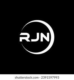 RJN Letter Logo Design, Inspiration for a Unique Identity. Modern Elegance and Creative Design. Watermark Your Success with the Striking this Logo.