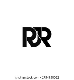 Rjr Letter Original Monogram Logo Design Stock Vector Royalty Free