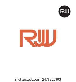 RJW Logo Letter Monogram Design