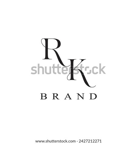 RK Alphabet initial Letter Monogram Icon Logo,Letter R and K logo or RK initials two modern monogram symbol concept.letter RK,KR luxury logo.RK logo design luxury premium icon.tshirt design.