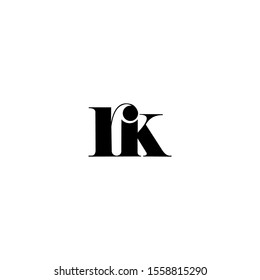 rk initial logo company name