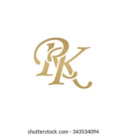 RK Initial Monogram Logo