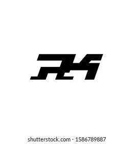 RK letter logo design premium