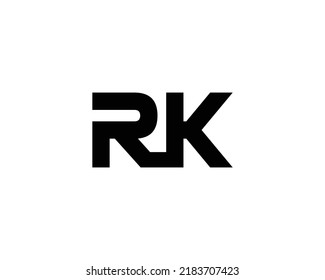 Rk Logo Design Vector Template Stock Vector (Royalty Free) 2183707423 ...