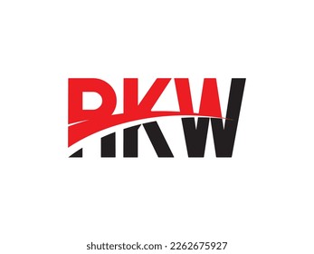 RKW Letter Initial Logo Design Vector Illustration