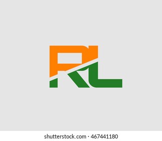 RL company group linked letter logo
