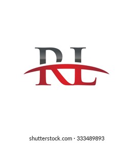 RL initial company red swoosh logo
