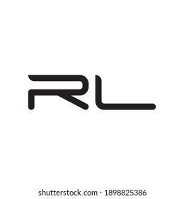 rl initial letter vector logo
