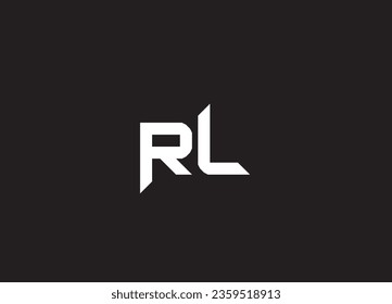RL  letter  logo design made