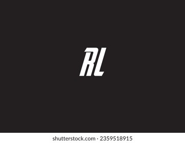 RL  letter  logo design made