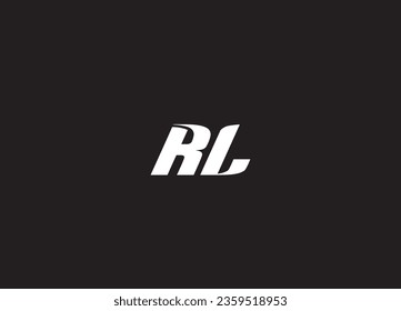 RL  letter  logo design made