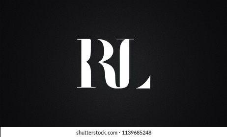 RL Letter Logo Design Template Vector