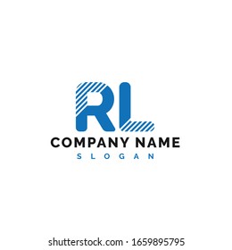 RL Letter Logo Design. RL letter logo Vector Illustration - Vector
