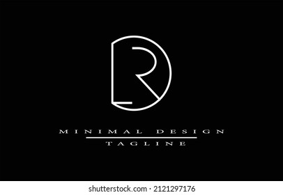RL OR LR MINIMALIST LOGO DESIGN VECTOR ART ILLUSTRATION MINIMAL LOGO