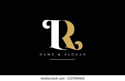 RL, LR, R, L abstract letters logo monogram