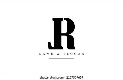 RL, LR, R, L abstract letters logo monogram