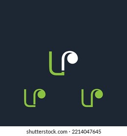 RL, LR, R AND L Abstract initial monogram letter alphabet logo design