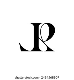 RL, LR, R, L abstract letters logo monogram