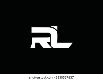 Diseño del logotipo inicial de RL Modern y logotipo de la empresa