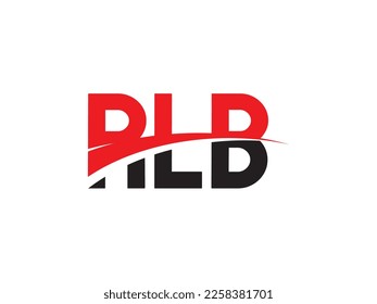 RLB Letter Initial Logo Design Vector Illustration
