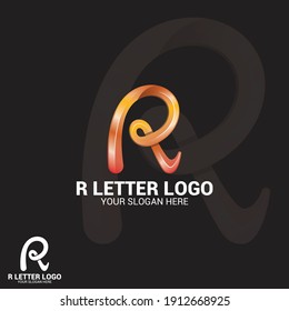R-LETTER-Logo-Design, Vektorvorlage