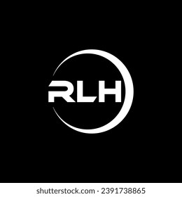 RLH Letter Logo Design, Inspiration for a Unique Identity. Modern Elegance and Creative Design. Watermark Your Success with the Striking this Logo.
