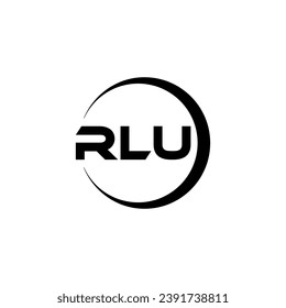 RLU Letter Logo Design, Inspiration for a Unique Identity. Modern Elegance and Creative Design. Watermark Your Success with the Striking this Logo.