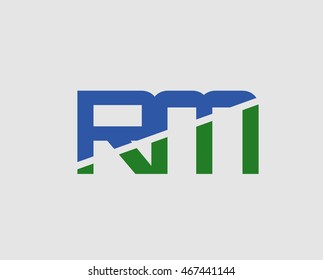 RM company group linked letter logo
