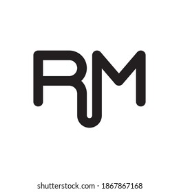 Rm Initial Letter Vector Logo