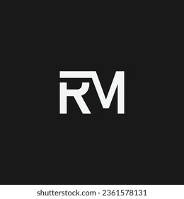 RM letter logo concept isolated on white background. RM, MR, R, M abstract letters logo monogram,
Initial Letter MR or RM Logo Design, Simple Modern Initial Logo Vector 