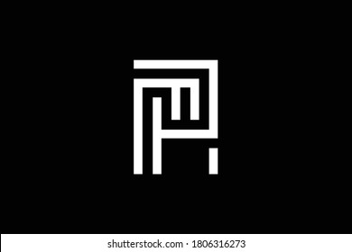 RM letter logo design on luxury background. MR monogram initials letter logo concept. RM icon design. MR elegant and Professional white color letter icon design on black background. M R RM MR