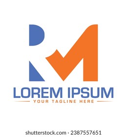 RM Letter Logo Design Unique and Modern Logo Design