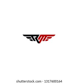RM letter shield logo icon vector illustration