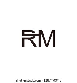 Rm Letter Vector Logo Stock Vector (Royalty Free) 1287490945 | Shutterstock