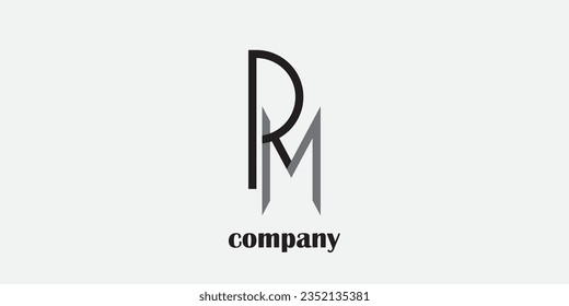 RM logo with abstract design