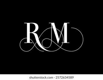 rm Logo Design Creative and Modern Logo Design
